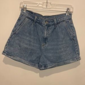 American eagle paper bag denim shorts size 4